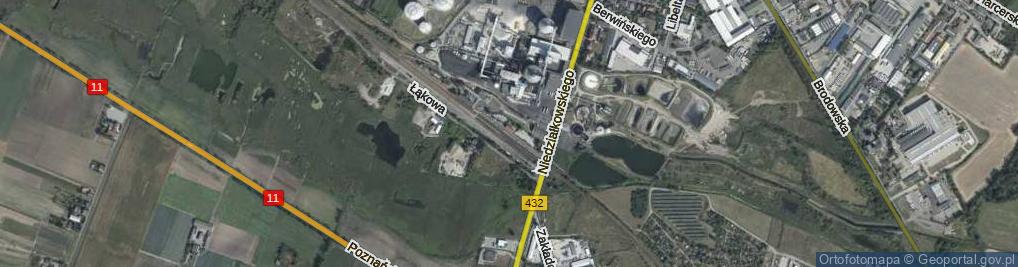 Zdjęcie satelitarne Dworcowa ul.